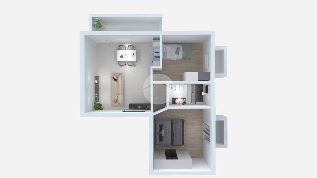 Trilocale Via Cervara, Cervia - planimetria 1