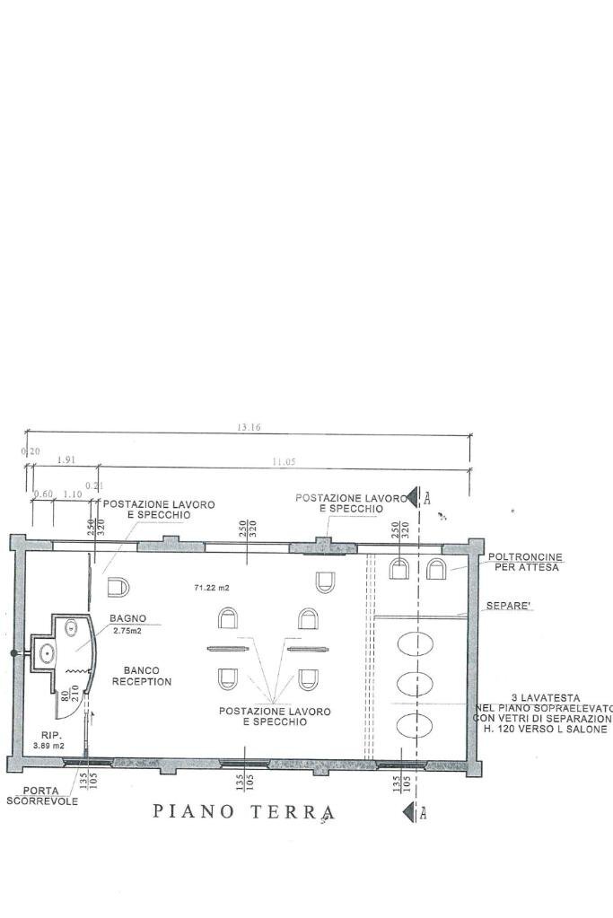 Commercial Activity Via Fratelli Cervi, Reggio nell'Emilia - floor plans 1