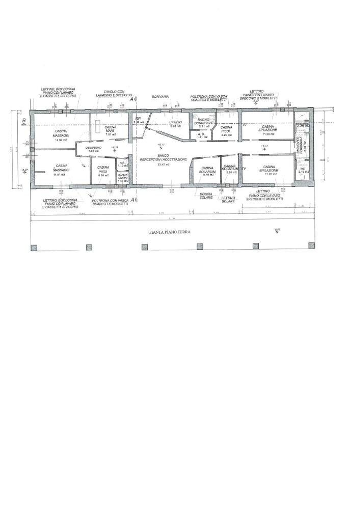 Commercial Activity Via Fratelli Cervi, Reggio nell'Emilia - floor plans 1