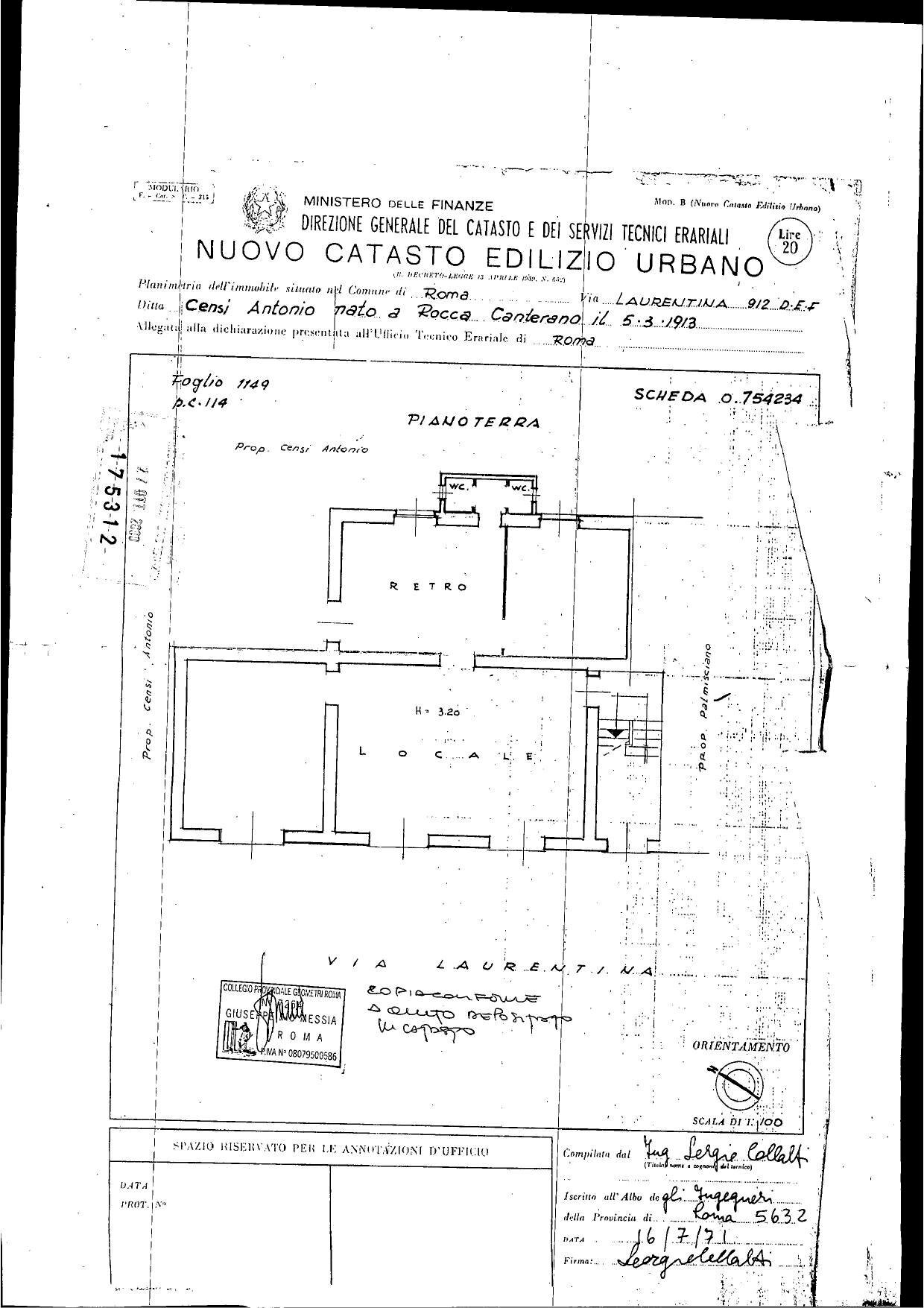 Foto 34 - Stable - Palace Via Laurentina
 
912, Roma - floor plans 1