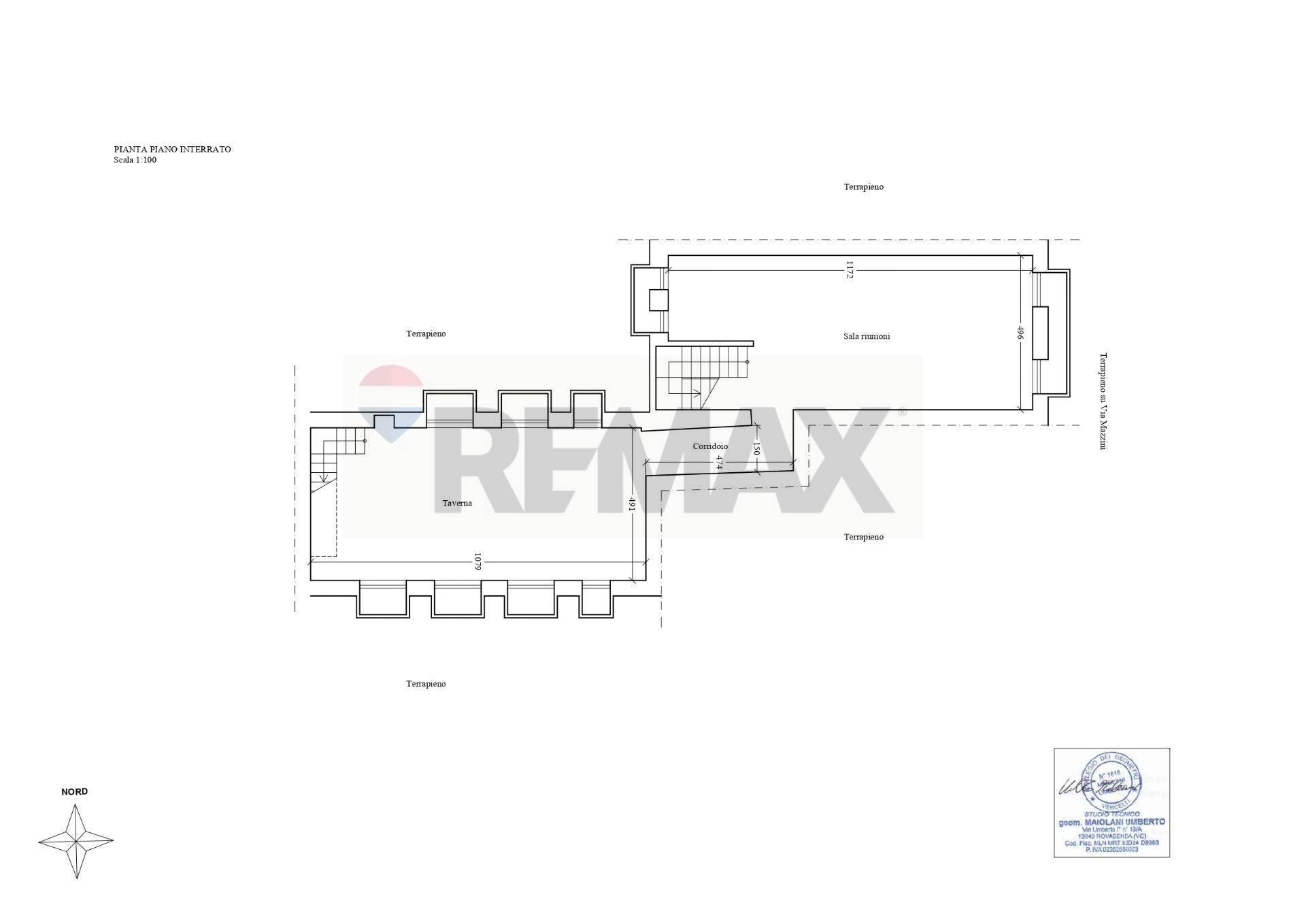 Pianta 2D - Hotel Via Mazzini
 
8, Trecate - planimetria 1