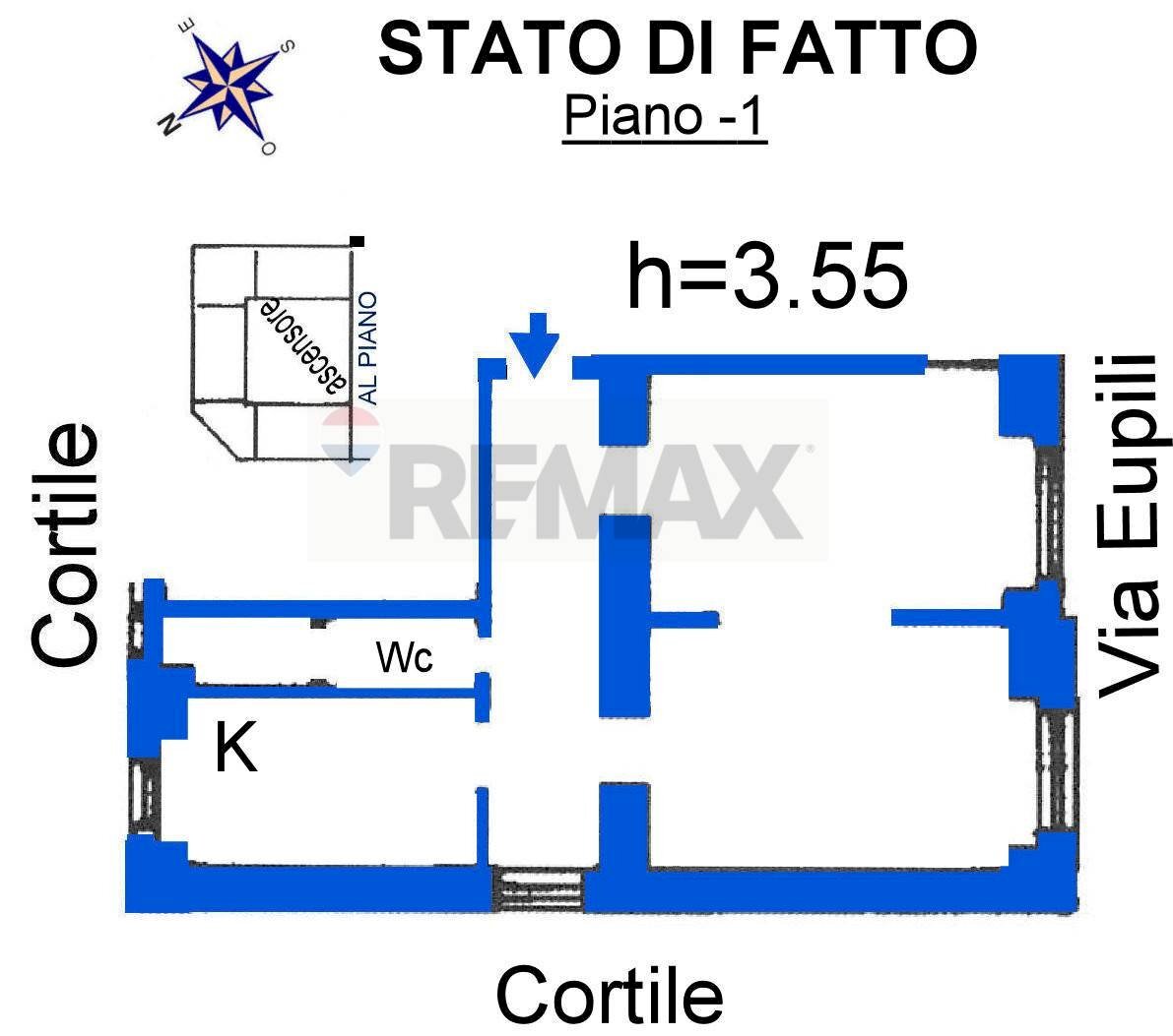 Pianta 2D - Bilocale Via Eupili
 
4, Milano - planimetria 1