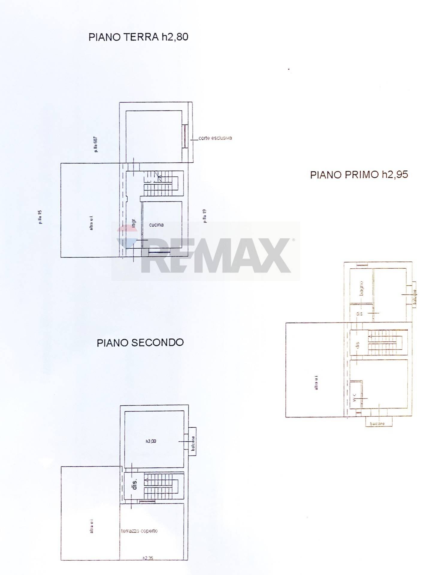 Pianta 2D - Semi-detached house Largo San Donato
 
51, Fragneto Monforte - floor plans 1