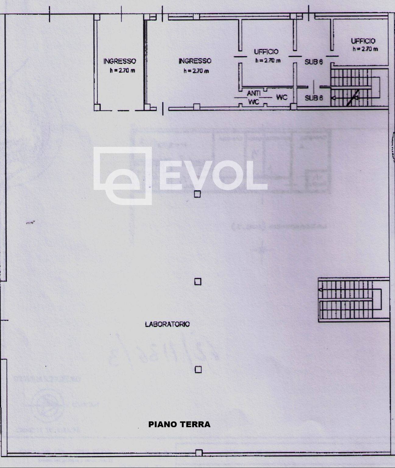 Foto 2 - Capannone via Palmanova
 
75, Udine - planimetria 1