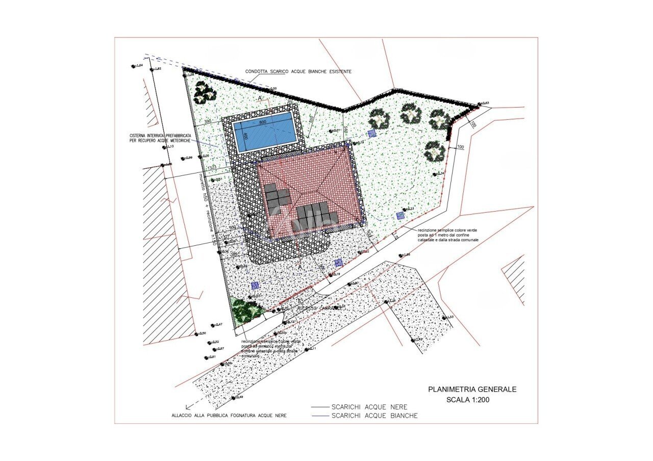 TE181_Planimetria Generale - Villa Riccò del Golfo di Spezia - planimetria 1
