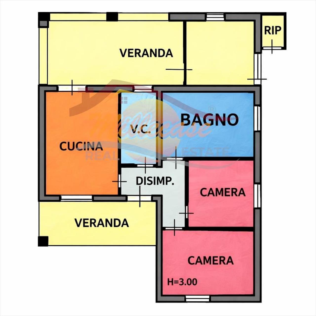 PLANIMETRIA.jpeg - Villa VIA DELLA DONZELLA, Siracusa - floor plans 1