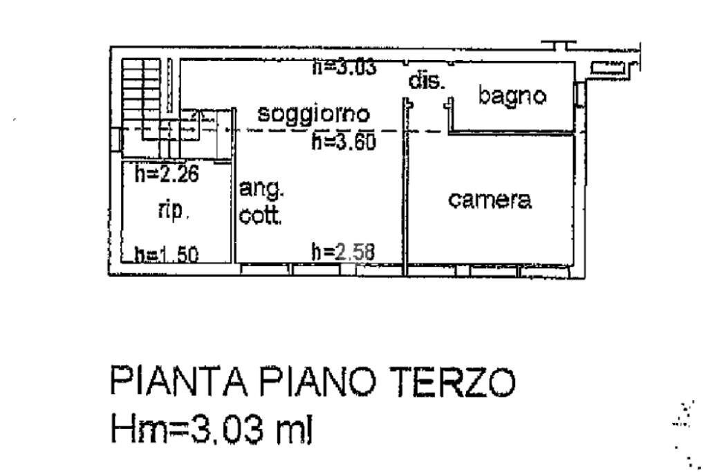 Bilocale Via Enzo Ferrari, Baricella - planimetria 1