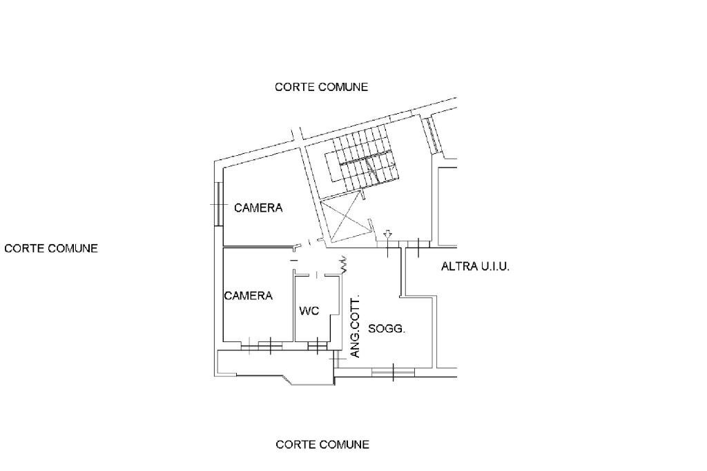 Trilocale Via garibaldi, Volvera - planimetria 1