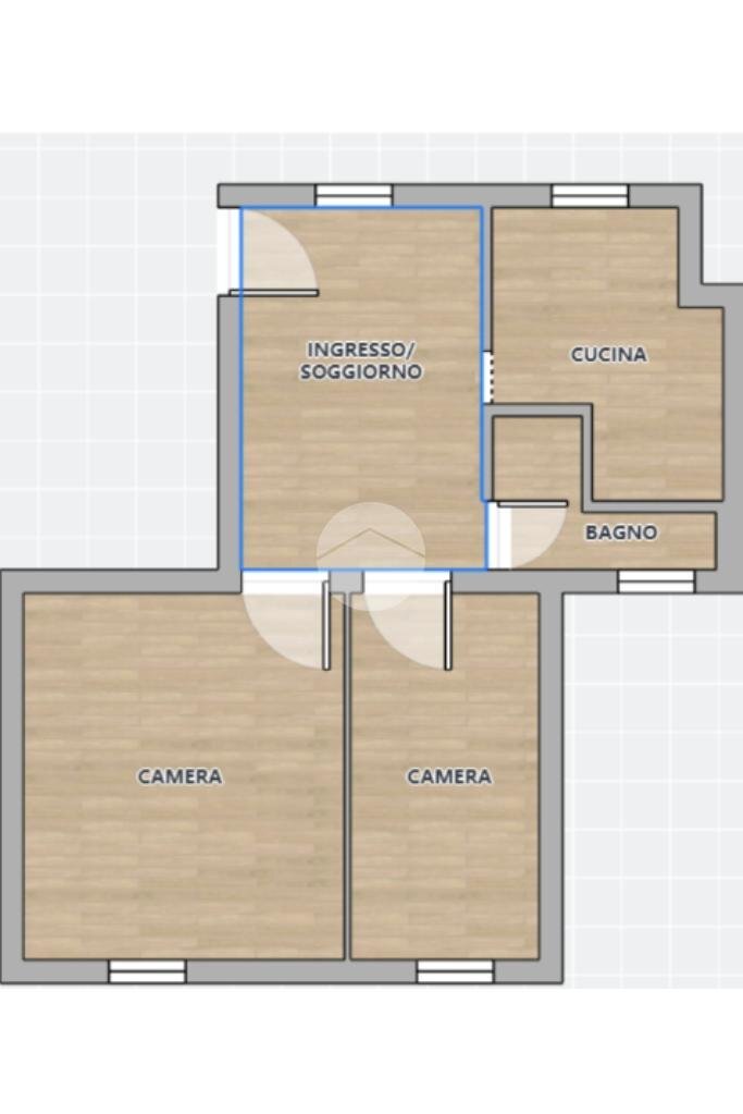 Four-room apartment Via antonio piccone, Genova (neighborhood Certosa) - floor plans 1