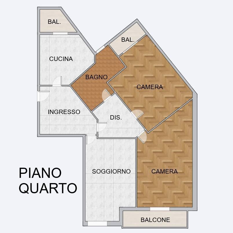 Foto 40 - Three-room apartment via volta, Gallarate - floor plans 1