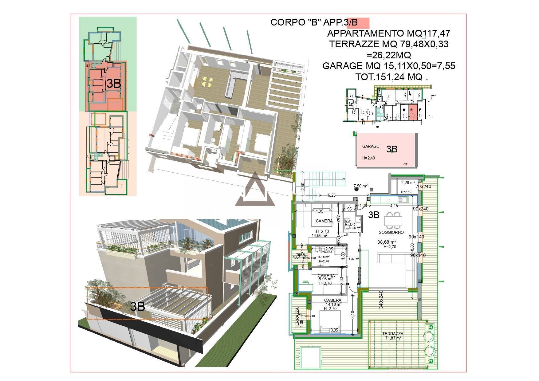 Foto 18 - Quadrilocale Strada Santa Bona Vecchia
 
8, Treviso - planimetria 1