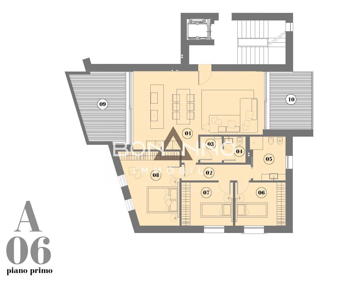 Foto 5 - Apartment PIAZZA POLONI DON VITTORIO, Montebelluna - floor plans 1