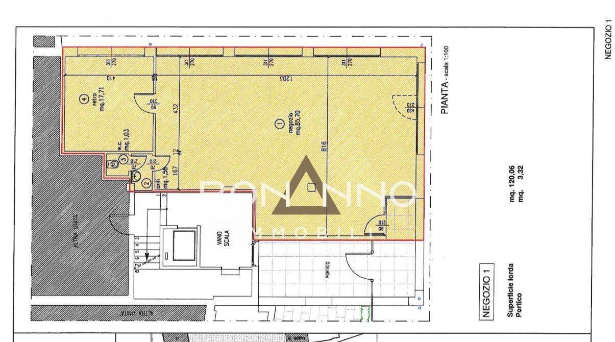 Foto 11 - Locale Commerciale via le filande
 
16, Rossano Veneto - planimetria 1