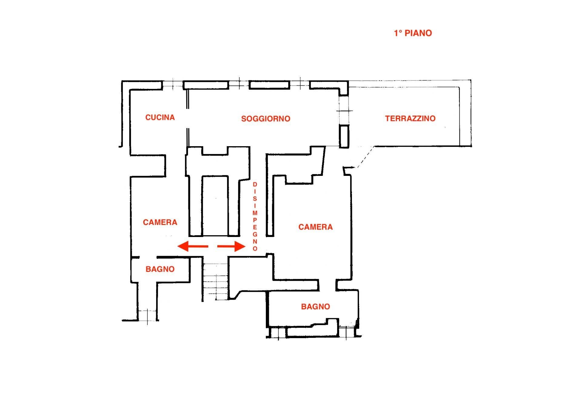 Foto 23 - Quadrilocale Piazza Traniello, Gaeta - planimetria 1