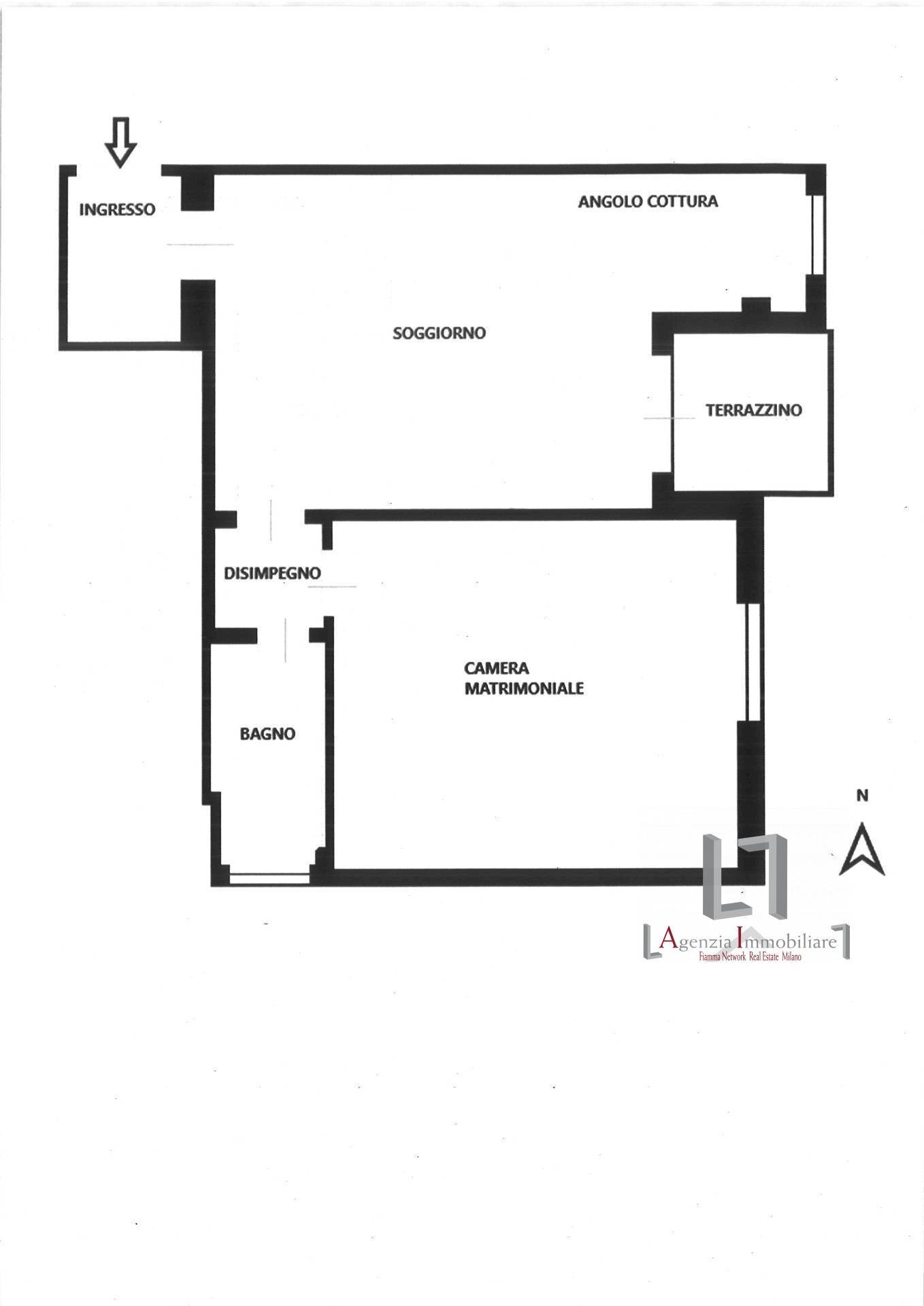 Foto 12 - Bilocale Via Golfo Degli Aranci
 
22, Milano - planimetria 1
