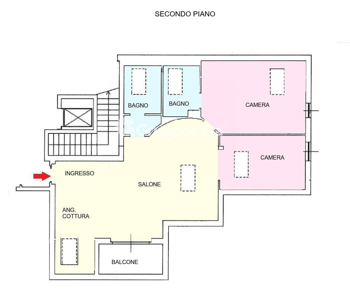 Foto 24 - Trilocale Via Pio X
 
5, Corbetta - planimetria 1