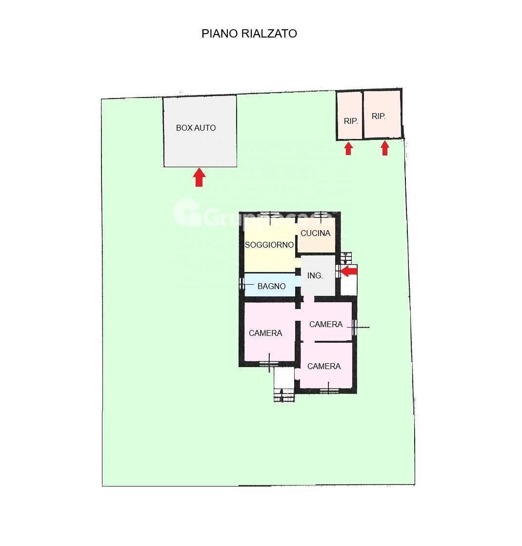 Foto 28 - Villa Via Villoresi
 
14, Mesero - planimetria 1