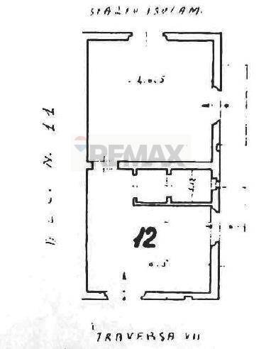 Pianta 2D - Bilocale Via Sesto Properzio Pal. U, Messina - planimetria 1