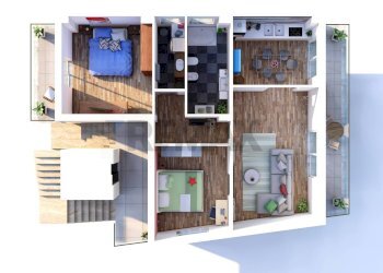 Pianta 3D - Quadrilocale Via Claudio Claudiano
 
2, Catania - foto 46