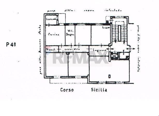 Pianta 2D - Appartamento Corso Sicilia
 
125, Enna - planimetria 1