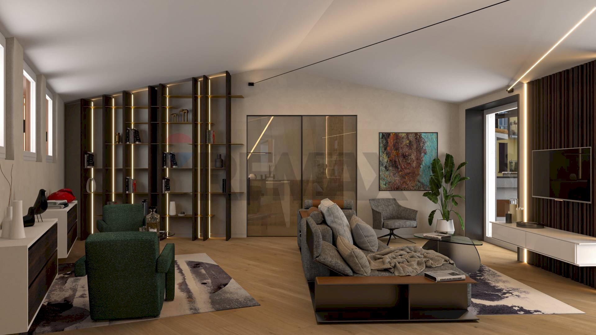 Soggiorno - Bilocale Via San Tomaso
 
68, Bergamo - foto 2