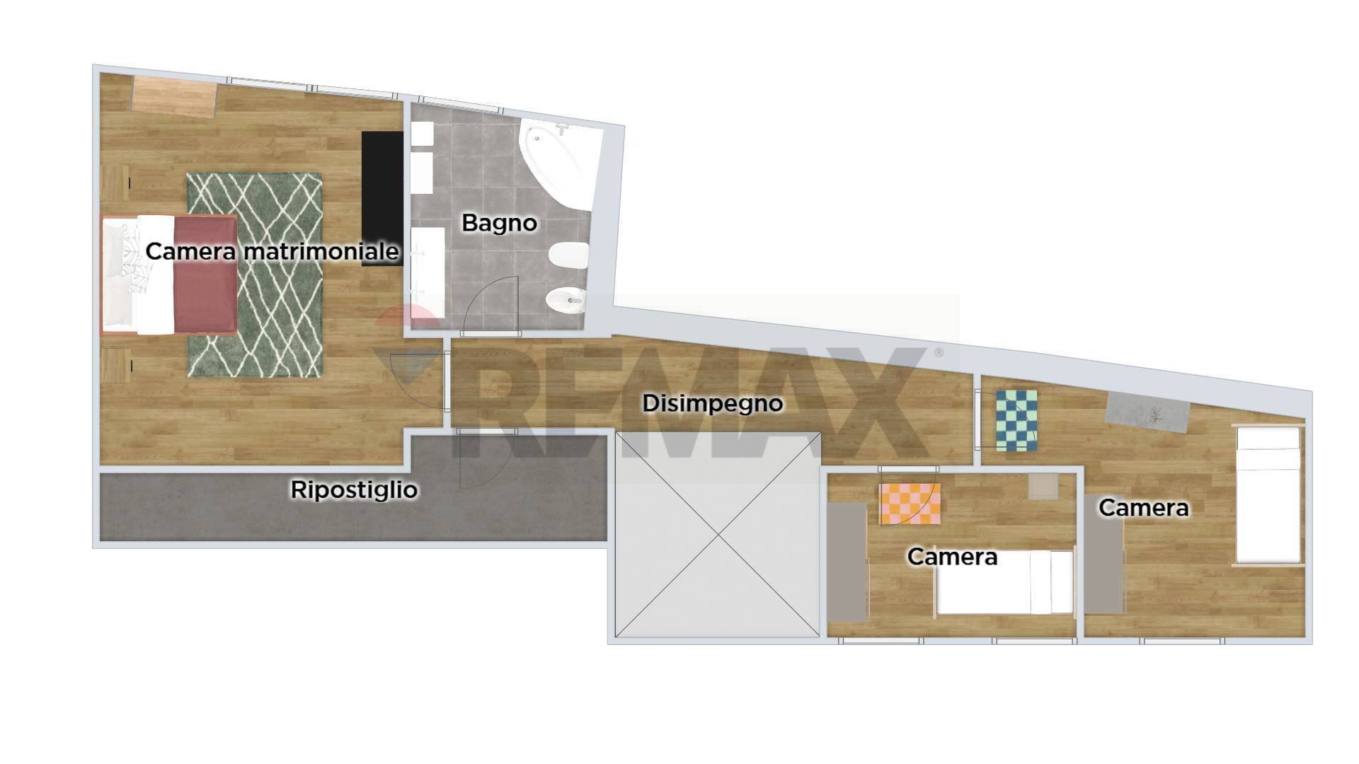 Pianta 2D - Casa indipendente Pian Camuno - planimetria 1