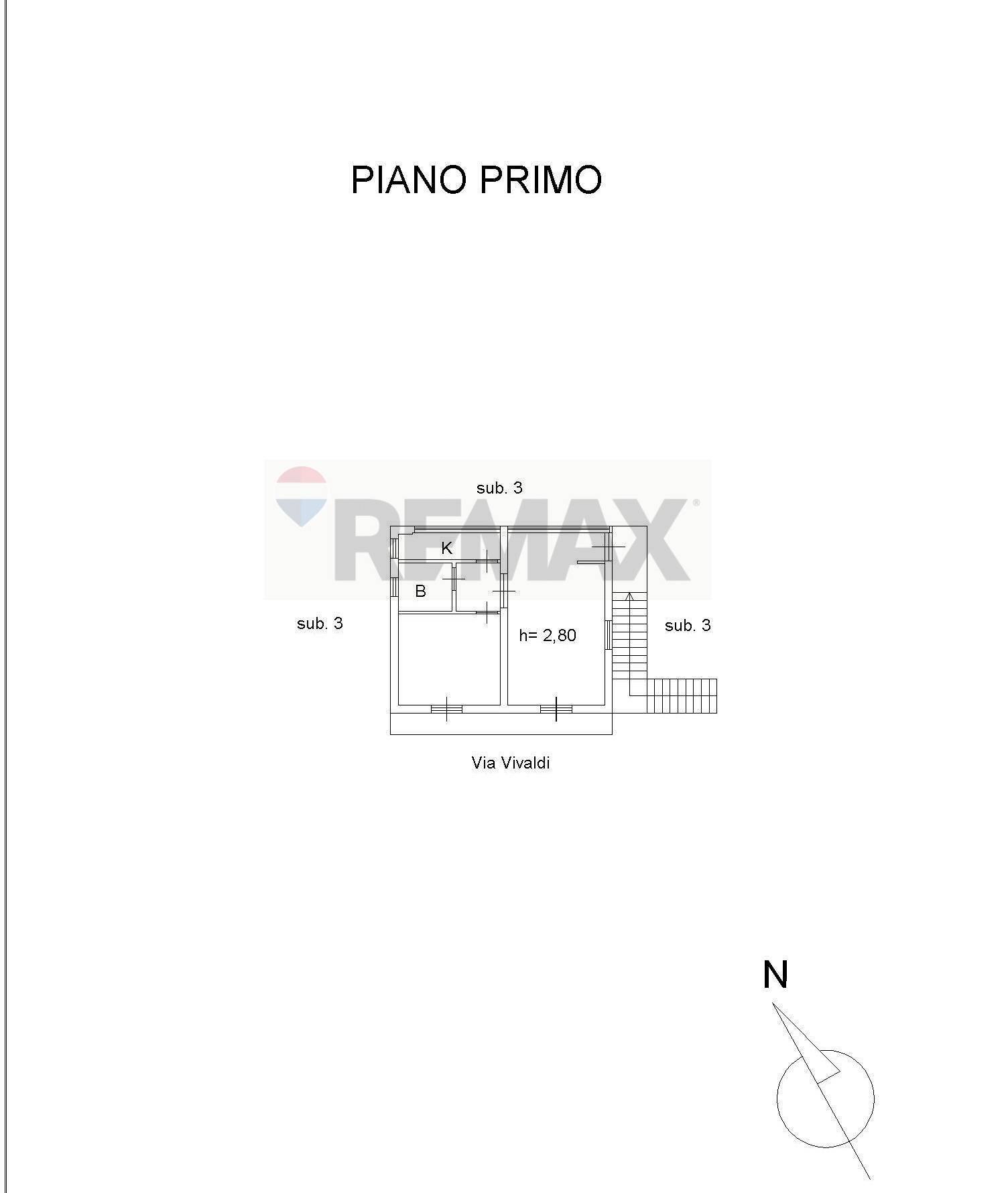 Pianta 2D - Bilocale Via Pigafetta
 
6, Bolsena - planimetria 1