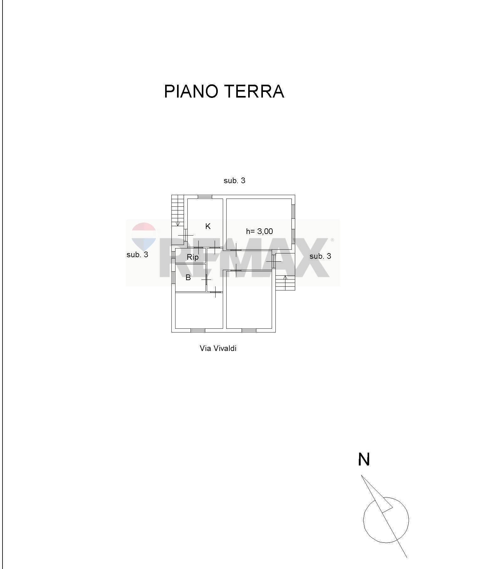 Pianta 2D - Three-room apartment Via Pigafetta
 
6, Bolsena - floor plans 1
