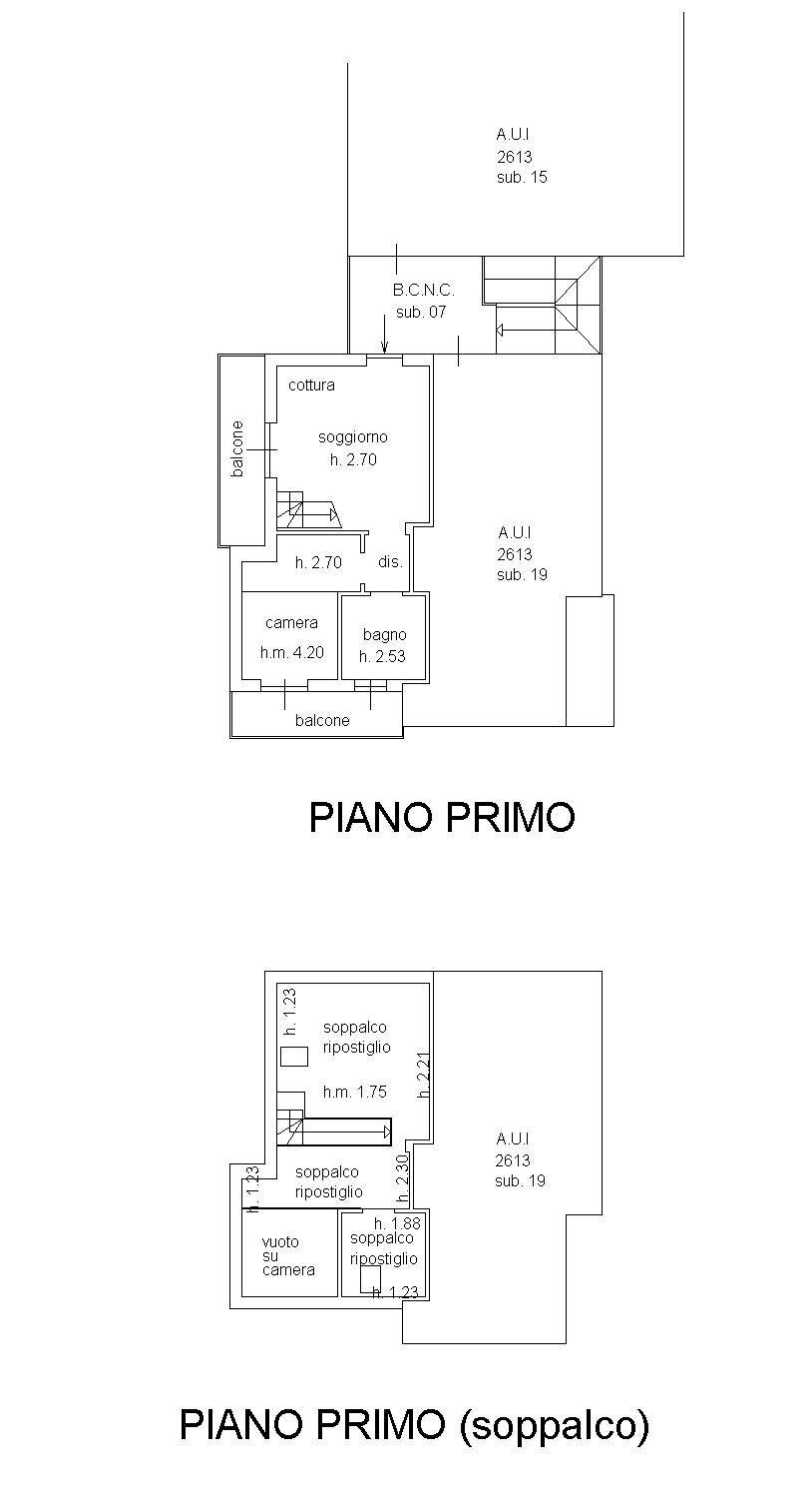 Foto 40 - Bilocale via Belmonte
 
60, Brezzo di Bedero - planimetria 1