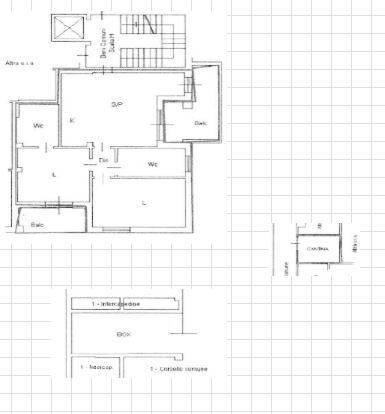 Foto 9 - Trilocale Via U.GIORDANO, Cologno Monzese - planimetria 1