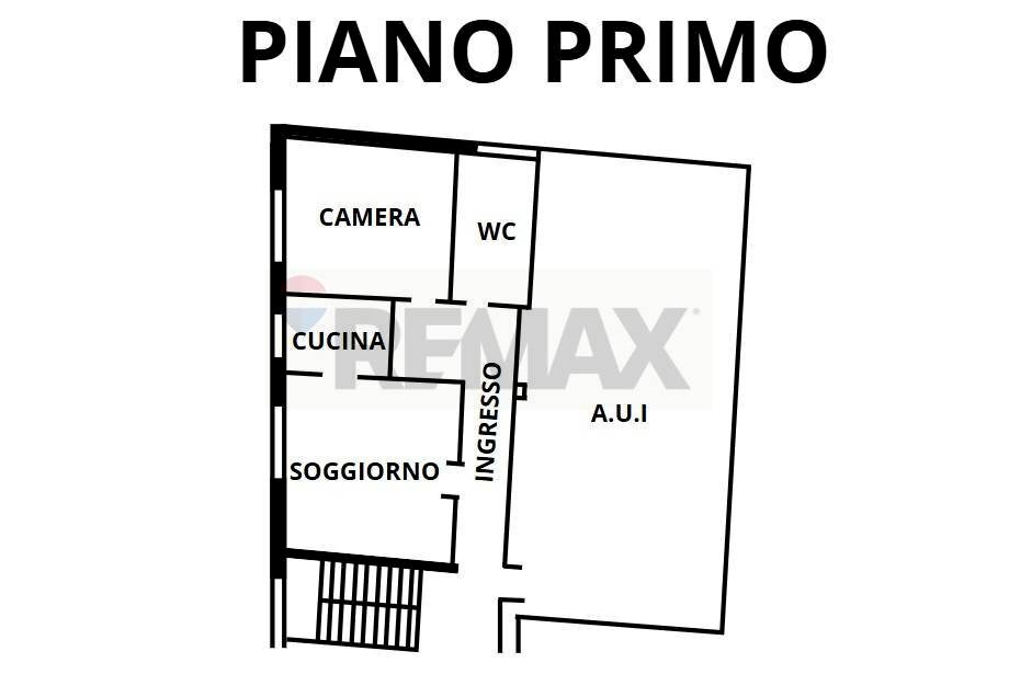 Pianta 2D - Two-room apartment Gorla Maggiore - floor plans 1