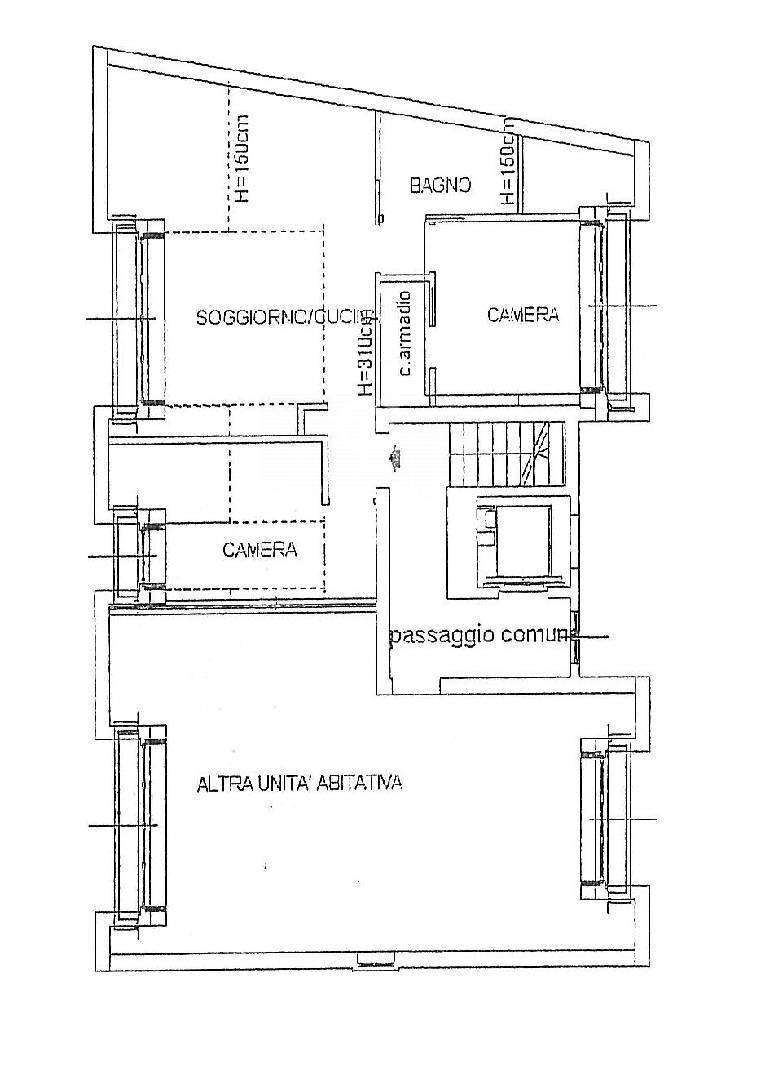 Foto 32 - Trilocale Via Casale
 
5, Milano - planimetria 1