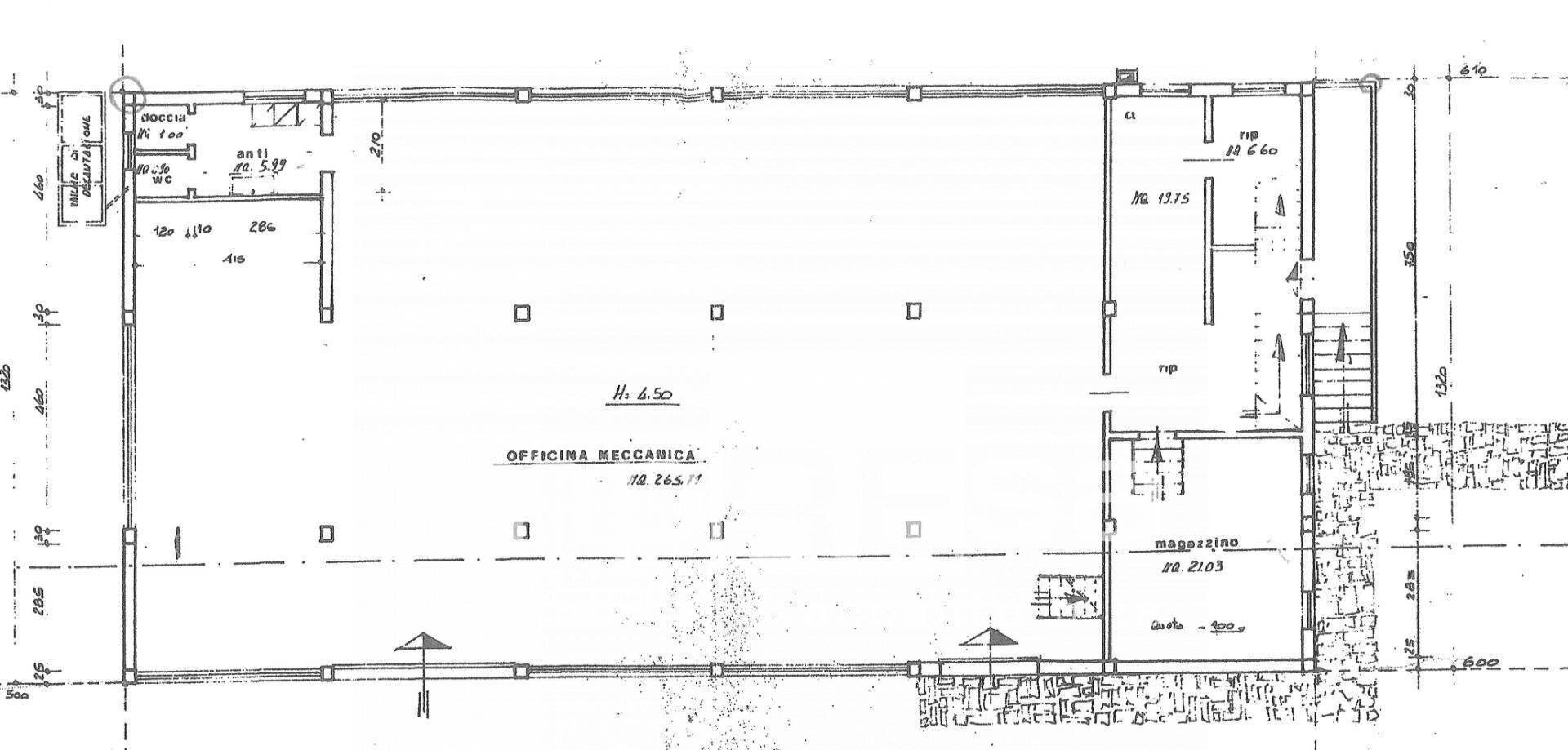 Foto 23 - Magazzino via noalese, Treviso - planimetria 1