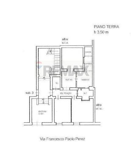 Pianta 2D - Appartamento Via Francesco Paolo Perez
 
201, Palermo - planimetria 1