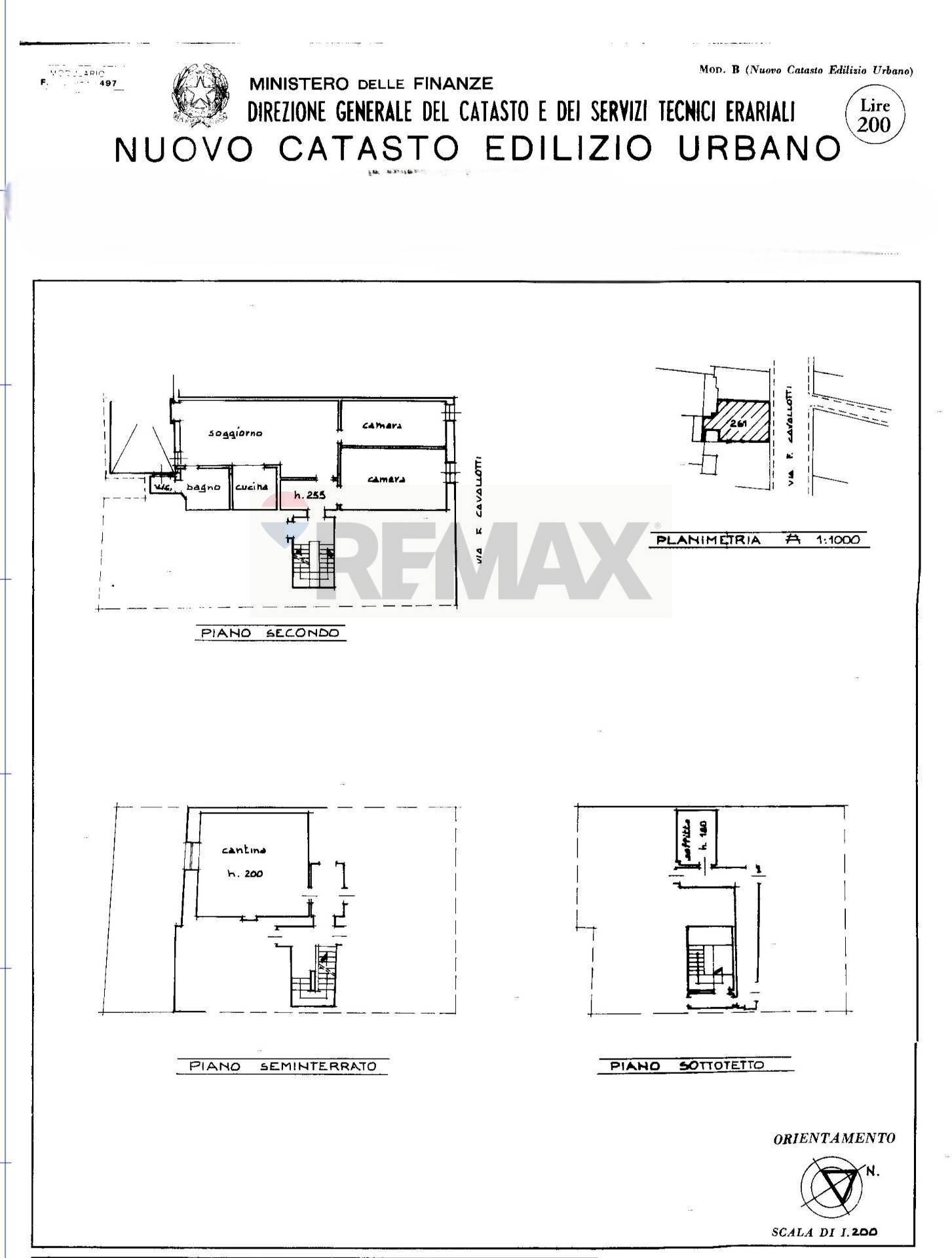 Pianta 2D - Three-room apartment Strada Felice Cavallotti
 
43, Parma - floor plans 1