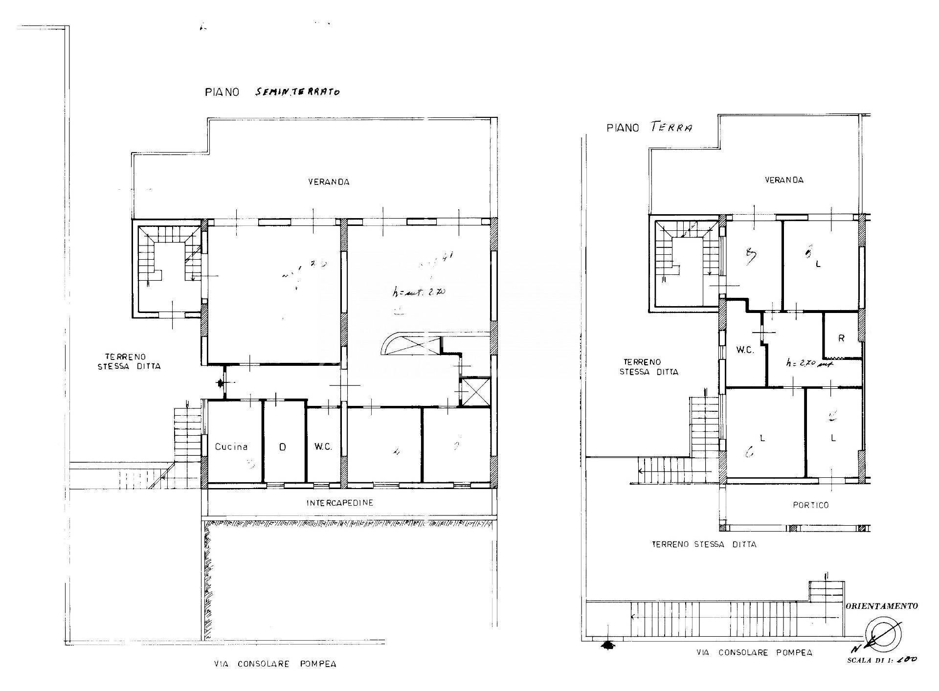 Foto 80 - Villa Via Consolare Pompea
 
108, Messina - floor plans 1