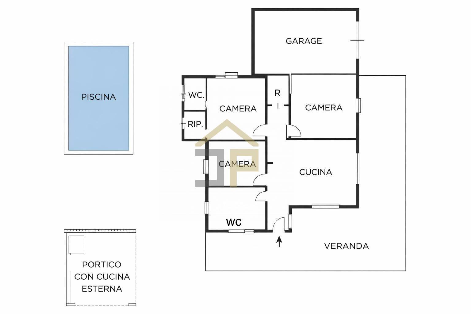 Foto 43 - Villa Contrada Velez, Partinico - floor plans 1