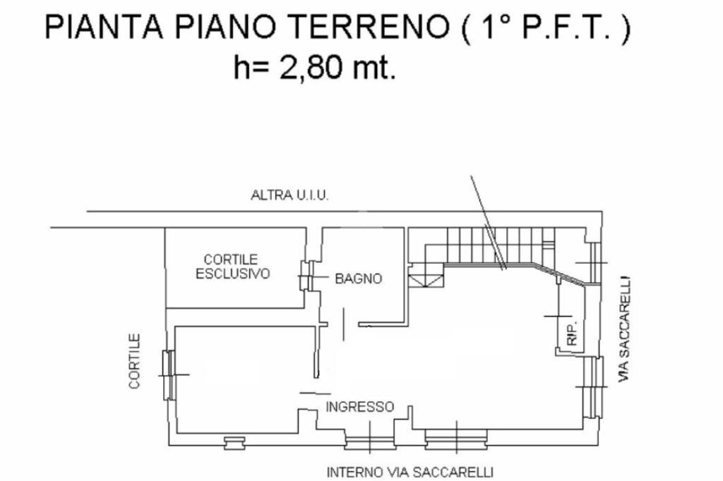 Two-room apartment Via Saccarelli, Venaria Reale - floor plans 1