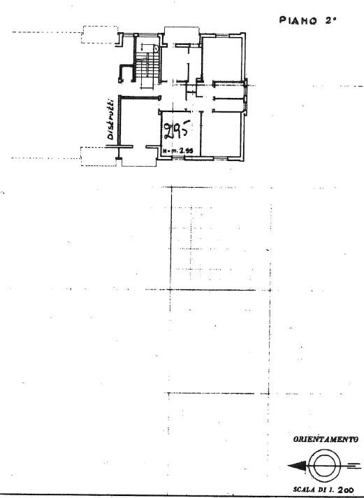planimetria - Four-room apartment Via Giuseppe Gioacchino Belli 7, Perugia - floor plans 1