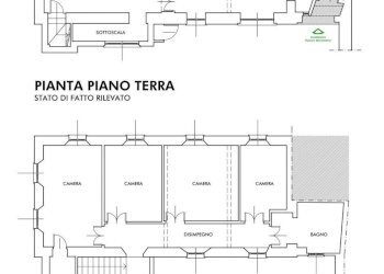 Tavola 1 - piano terra e piano primo - Villa via Roma  4, Proserpio - foto 12