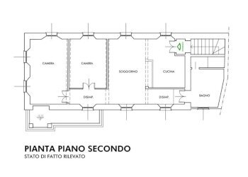 Tavola 2 - piano secondo - Villa via Roma  4, Proserpio - foto 13