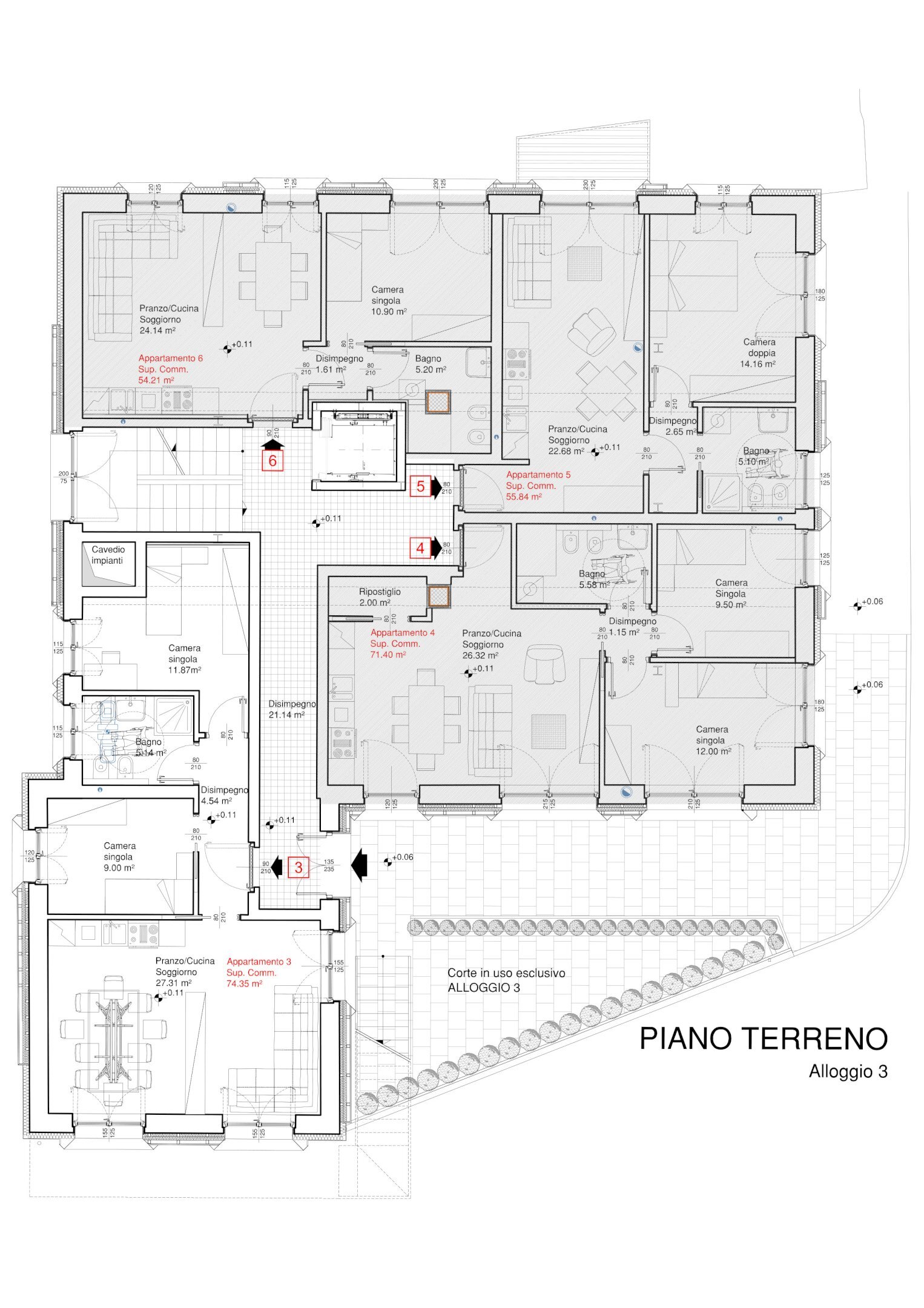 Trilocale Frazione Lillaz, 47, Cogne - planimetria 1
