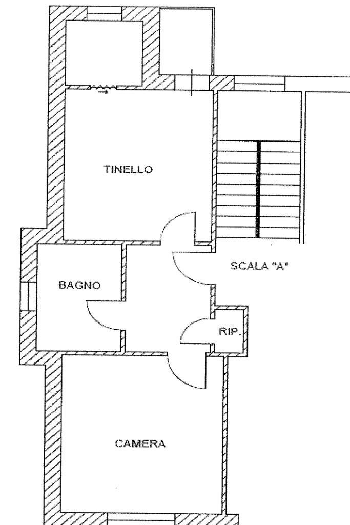 Two-room apartment Via Del Sangone, Beinasco - floor plans 1