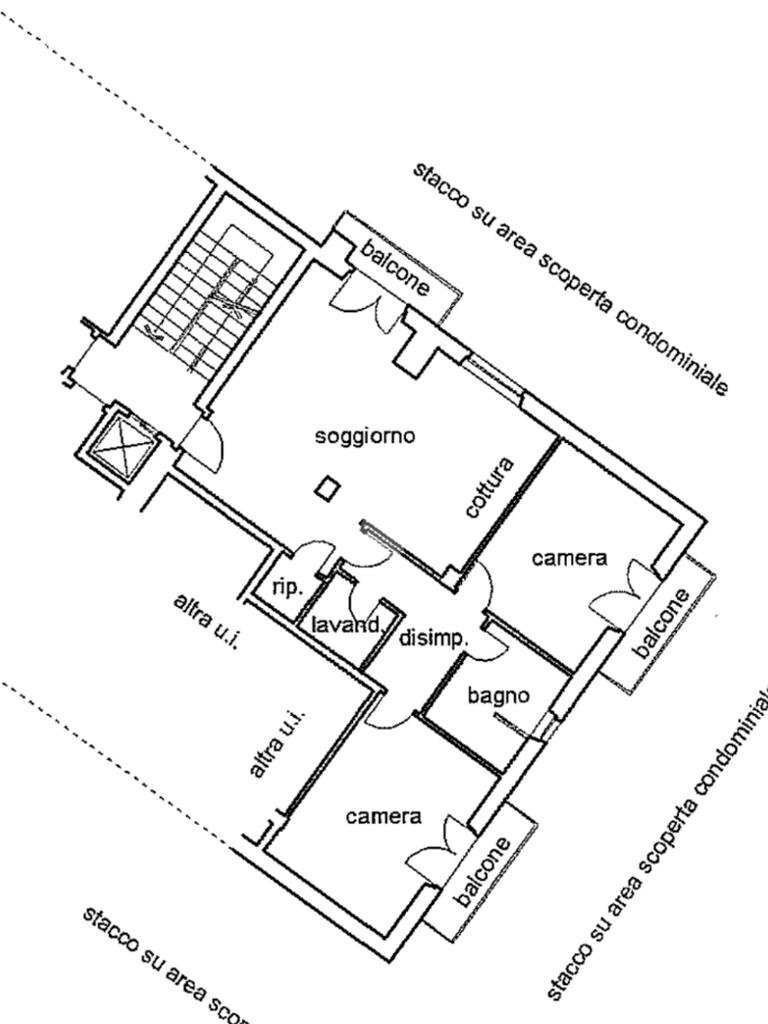 Appartamento Via della Torretta, Banchette - planimetria 1