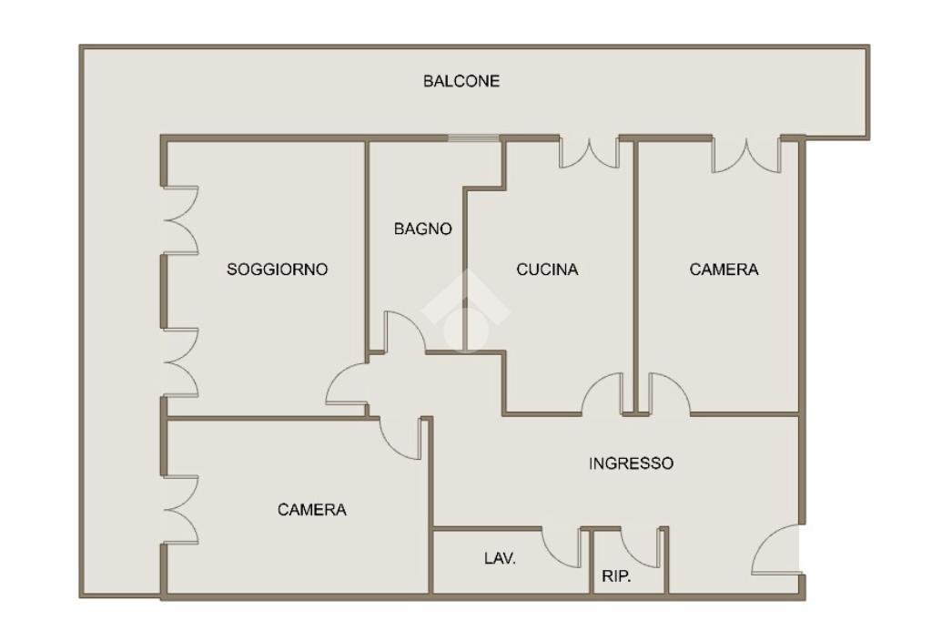 Apartment Località Vetriera, Stella - floor plans 1