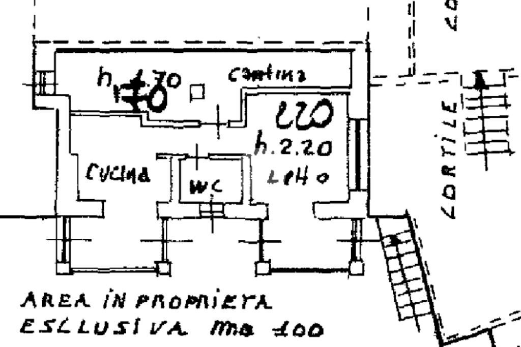 Bilocale Borgata Levrette, Valgioie - planimetria 1
