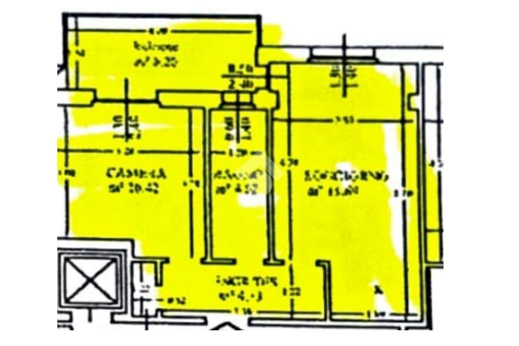 Two-room apartment Via Cristoforo Colombo, Andora - floor plans 1