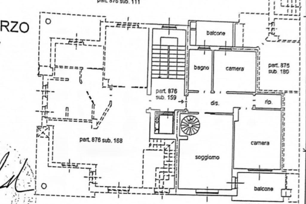 Four-room apartment Via Montessori, Orbassano - floor plans 1