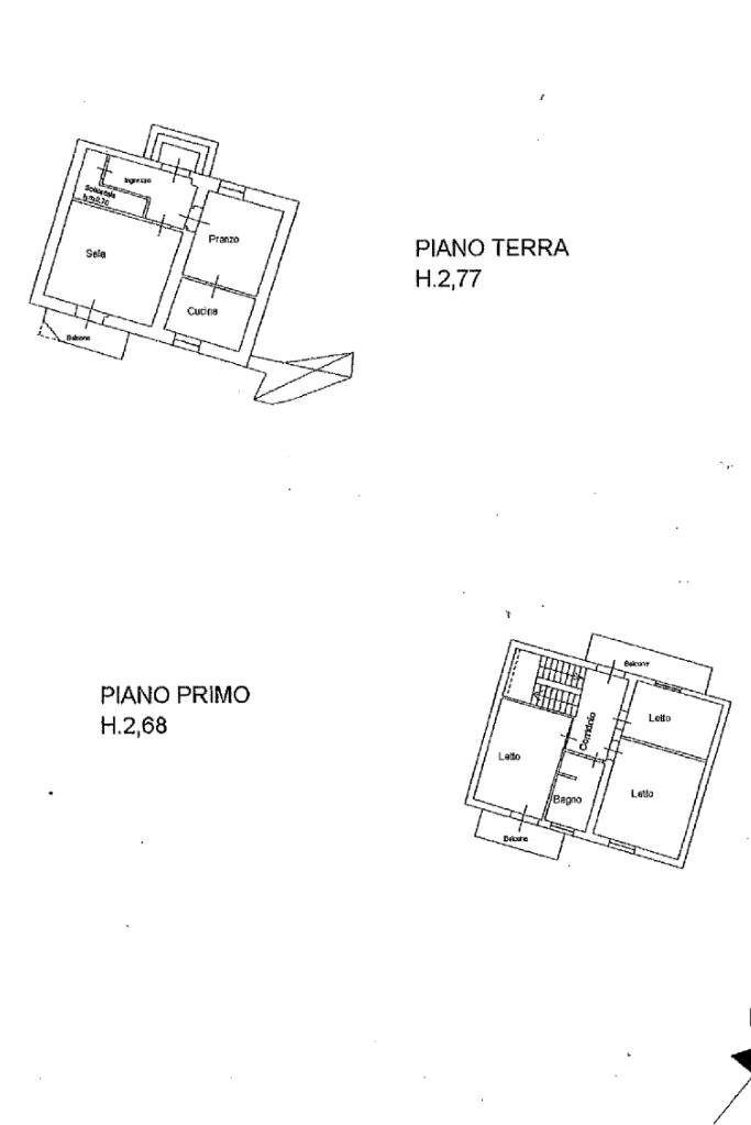 Independent house Via Verica, Pavullo nel Frignano - floor plans 1