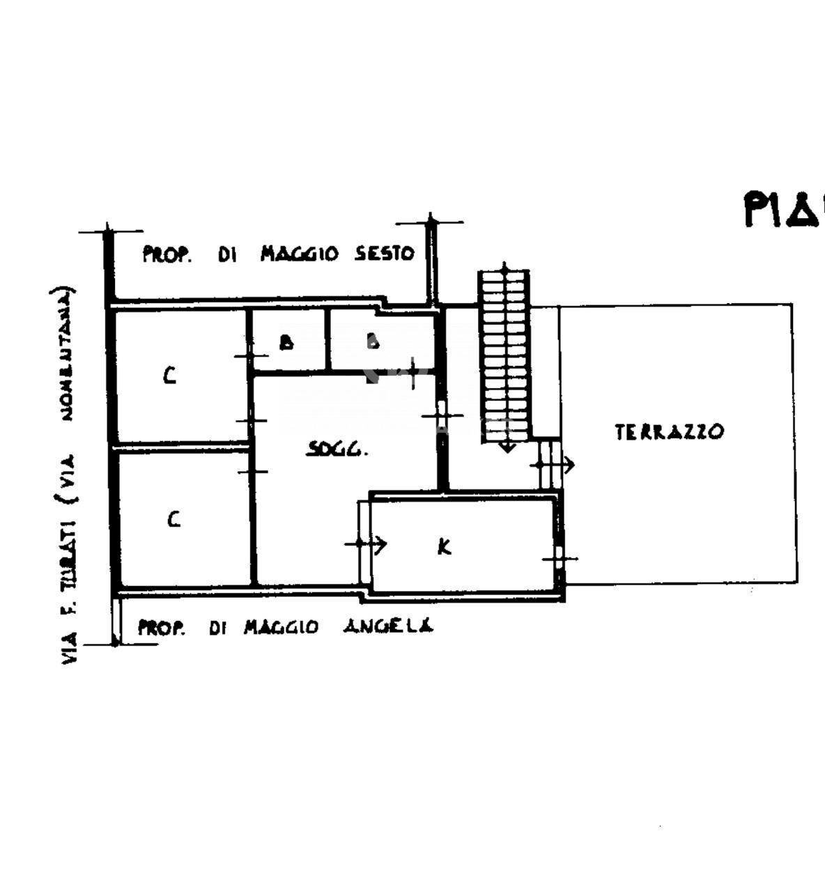 Foto 21 - Trilocale Via della Maiella
 
8, Monterotondo - planimetria 1